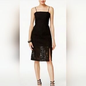 NWT BCBGeneration Black Lace Fitted dress